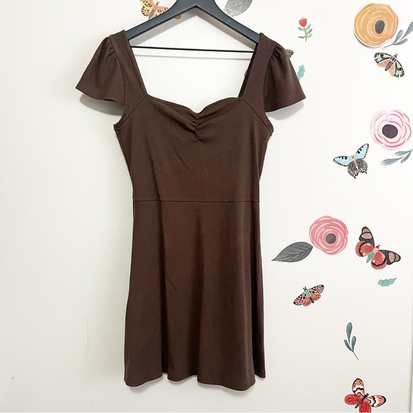 wild fable Dresses & Skirts - Wild Fable Brown Mini Dress L